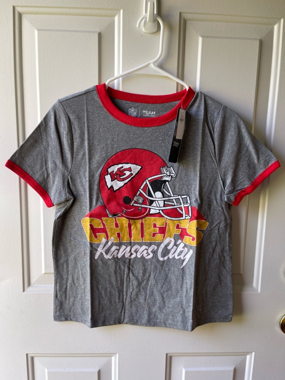 NFL Kansas City Chiefs Crewneck Ringer T-Shirt
